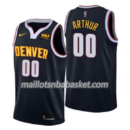 Maillot Homme Denver Nuggets Darrell Arthur 00 2018-2019 Nike Navy Swingman